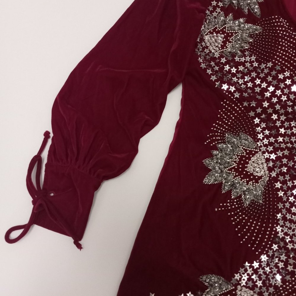 Beautiful Top Shop Magenta folder dress